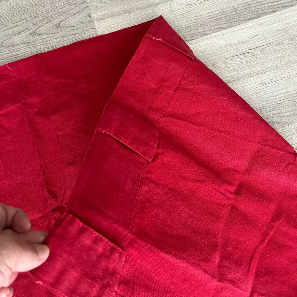 Ikea Wilj Ritva Curtain Two Panels Red 54x94